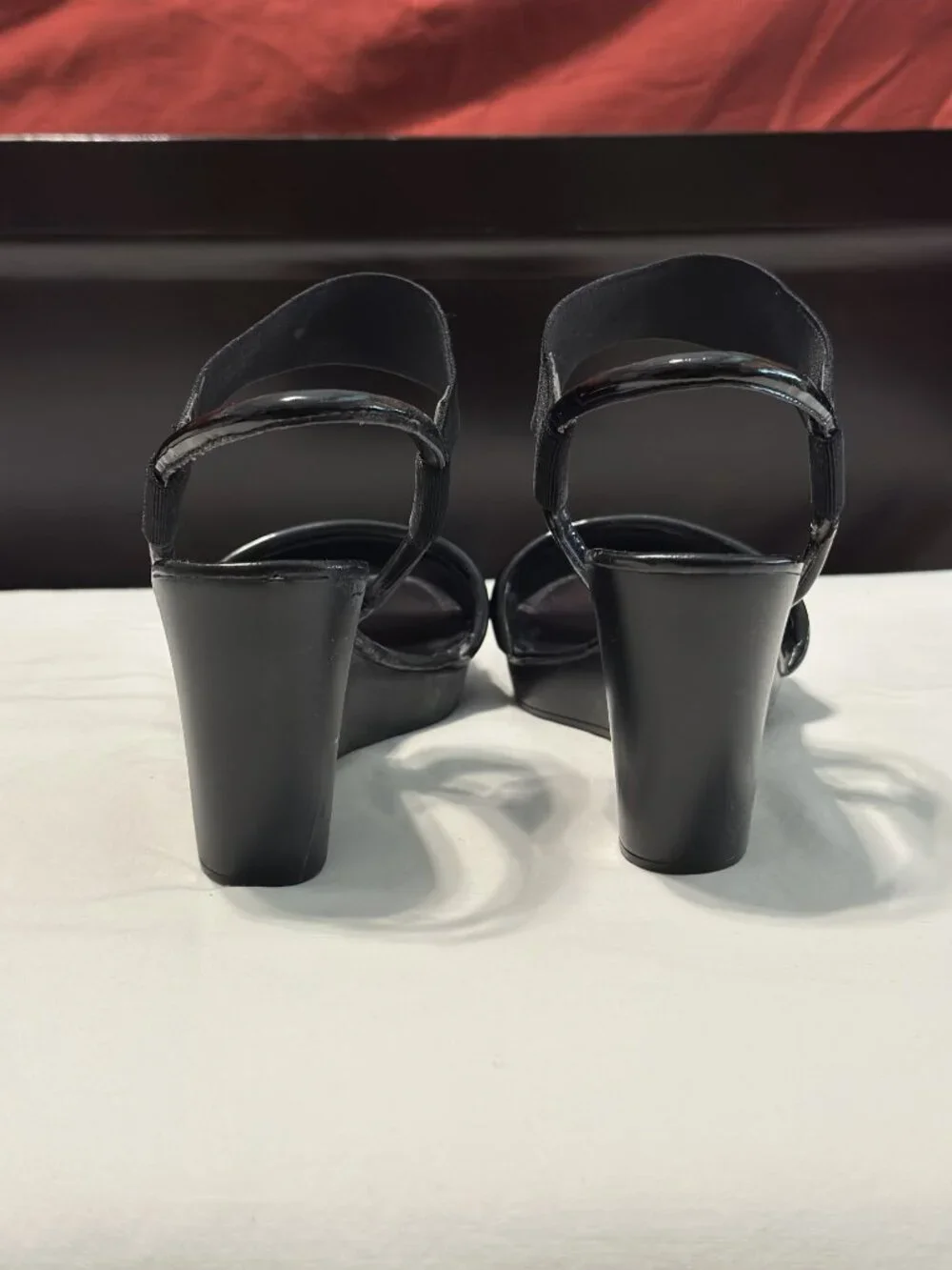 Alfani Wedge Heel Sandal Size 7.5 Black